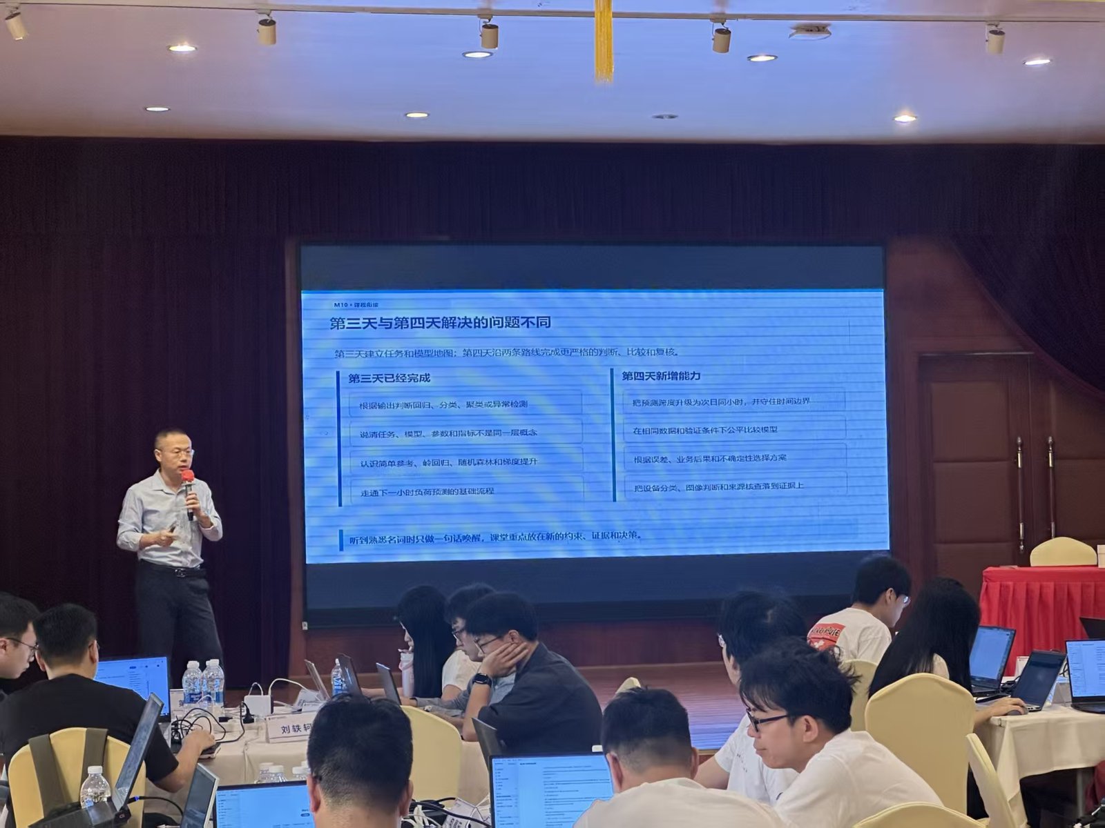 AI 与模型预测竞赛特训授课现场