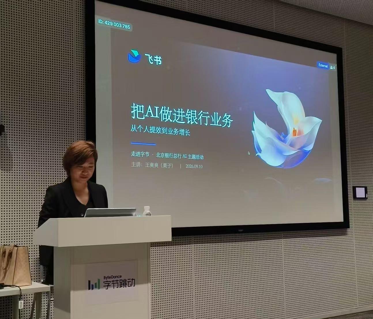 栗子老师讲解《把AI做进银行业务》主题课程